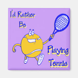 Aimant Je jouerais plutôt au tennis