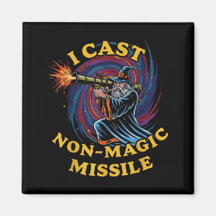 Aimant Je lance un missile non magique Parodie de sorcier