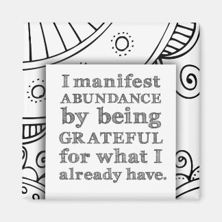 Aimant Je Manifeste L'Abondance En Étant Une Affirmation 