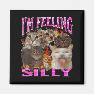 Aimant Je me sens drôle Mème de chat drôle Contrefaçon gr