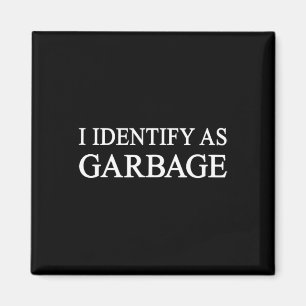 Aimant Je m'identifie comme Garge Trump drôle politique
