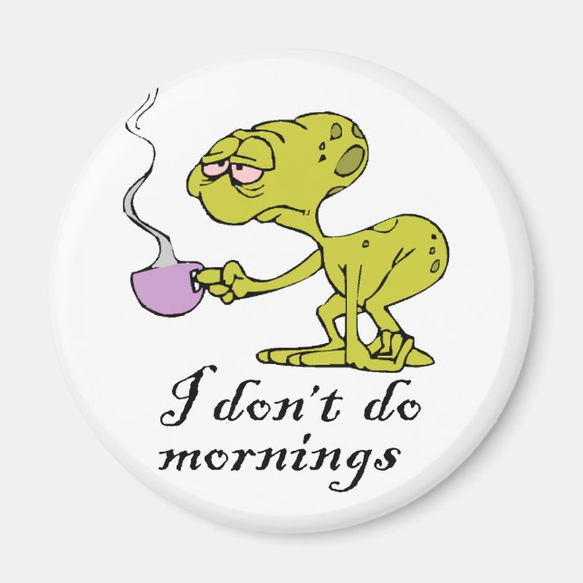 Aimant Je ne fais pas les matins (Devant)
