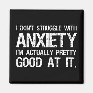 Aimant Je ne me bats pas avec l'anxiété