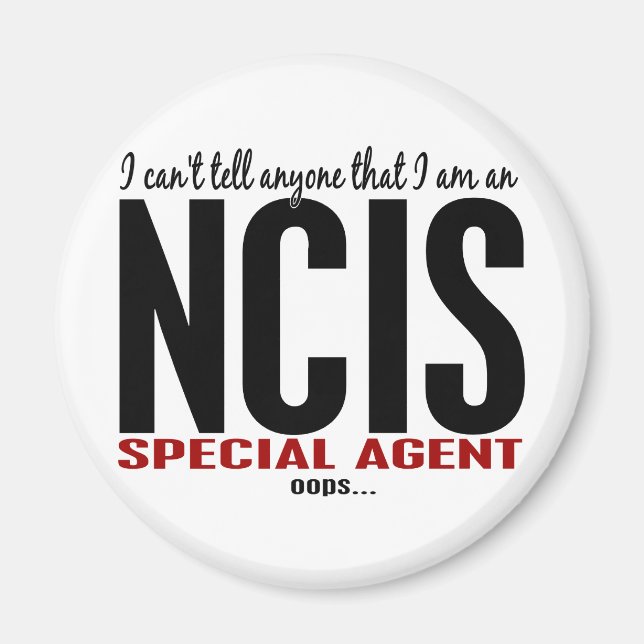 Aimant Je ne peux le dire à personne Agent NCIS (Devant)