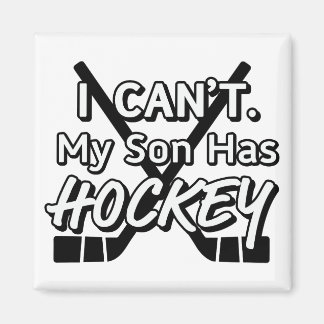 Aimant Je ne peux pas. Mon fils a du hockey