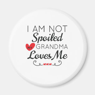 Aimant Je Ne Suis Pas Gâché Ma Grand-Mère M'Aime Famille