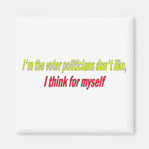 Aimant Je pense par moi-même