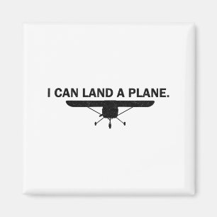 Aimant Je peux atterrir un avion drôle lot citation d'avi