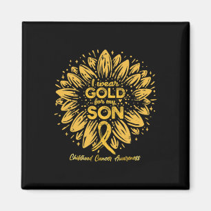 Aimant Je Porte De L'Or Pour Mon Fils - Gold Sunflower Ch