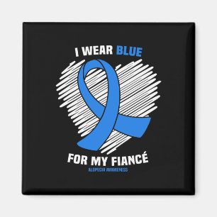 Aimant Je Porte Du Bleu Pour Ma Fiance Alopécie Sensibili