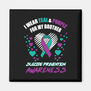 Aimant Je Porte Du Tealandviolet Pour Mon Frère Suicide P