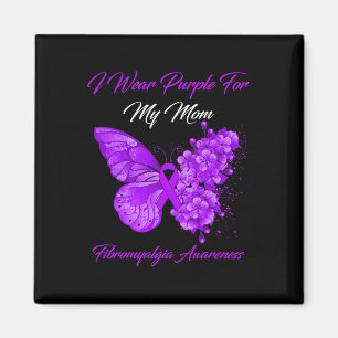 Aimant Je Porte Du Violet Pour Ma Mère Fibromyalgia Warri