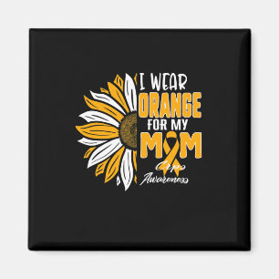 Aimant Je Porte Orange Pour Ma Mère Crps Sensibilisation