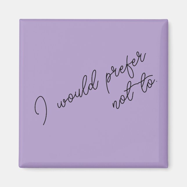 Aimant Je Préfère Ne Pas (Devant)