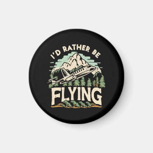 Aimant Je préférerais voler. Avion