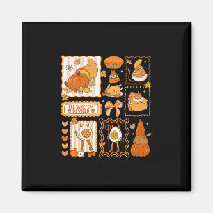 Aimant Je prendrai des œufs mimosa Filles de Thanksgiving