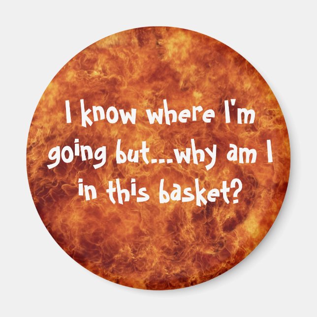 Aimant Je sais où je vais mais..... (Devant)