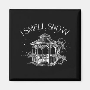 Aimant Je sens la neige Noël d'hiver Design boule de neig