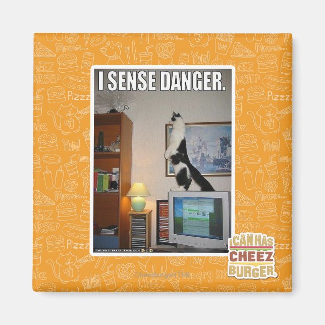 Aimant Je sens le danger (Devant)