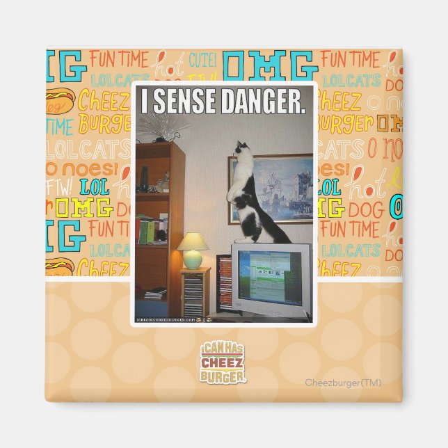 Aimant Je sens le danger (Devant)