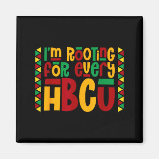 Aimant Je soutiens chaque collège noir historique Hbcu