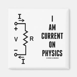 Aimant Je suis actuel sur la physique (la loi d'ohm)