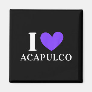 Aimant Je suis amoureux d'Acapulco au Mexique Vacances _2