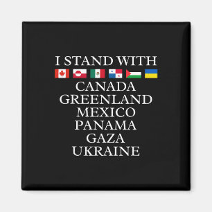 Aimant Je suis avec le Canada Groenland Mexique Panama Ga