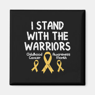 Aimant Je suis avec le Guerrier Childhood Cancer Award