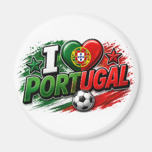 Aimant Je suis FAN du PORTUGAL Fierté Portugaise Foot