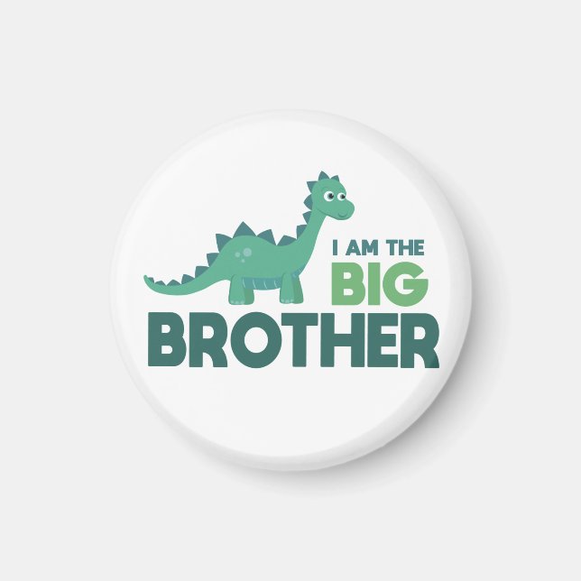 Aimant Je suis la grande fraternité de dinosaures frère (Devant)
