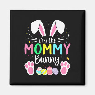 Aimant Je suis la maman lapin drôle assorti Pâques famill