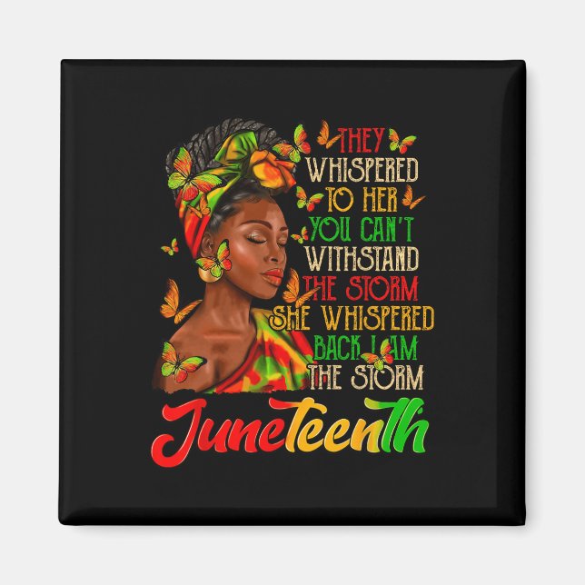 Aimant Je Suis La Tempête Les Femmes Noires Mois De L'His (Devant)