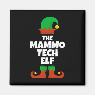 Aimant Je suis le jambon de Noël de la famille des elfes
