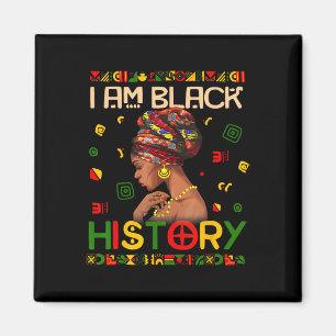Aimant Je suis le Mois de l'Histoire des Noirs Afro-Améri