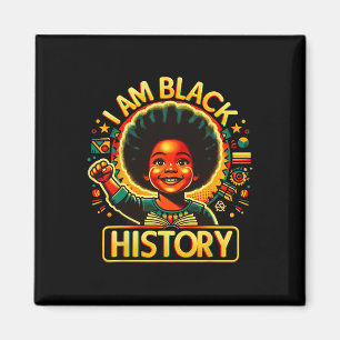 Aimant Je suis le Mois de l'histoire des Noirs Enfants af