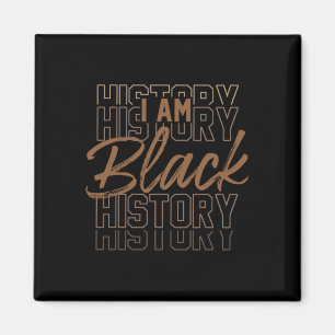 Aimant Je suis le Mois de l'histoire des Noirs Fierté afr