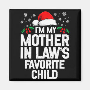 Aimant Je suis l'enfant préféré de ma belle-mère, drôle d