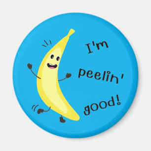 Aimant Je suis Peelin' Good ! - Amusant jeu de fruits