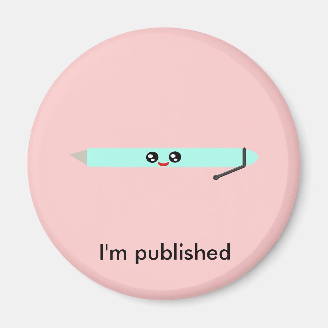 Aimant Je suis publié (Devant)