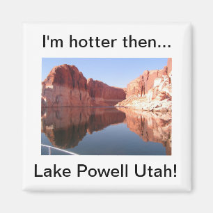 Aimant Je suis puis un lac plus chaud Powell Utah