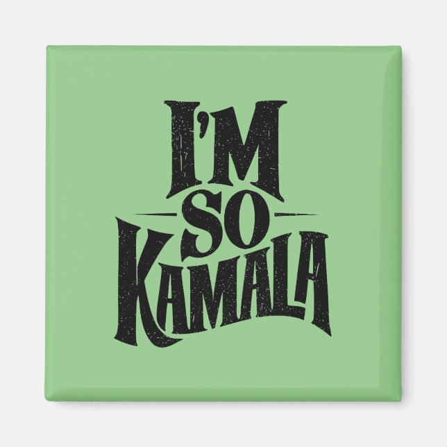 Aimant Je suis si Kamala Brat Green Meme (Devant)
