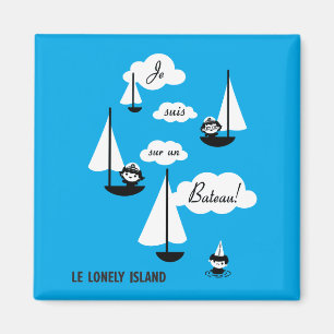 Aimant Je suis sur un Bateau !