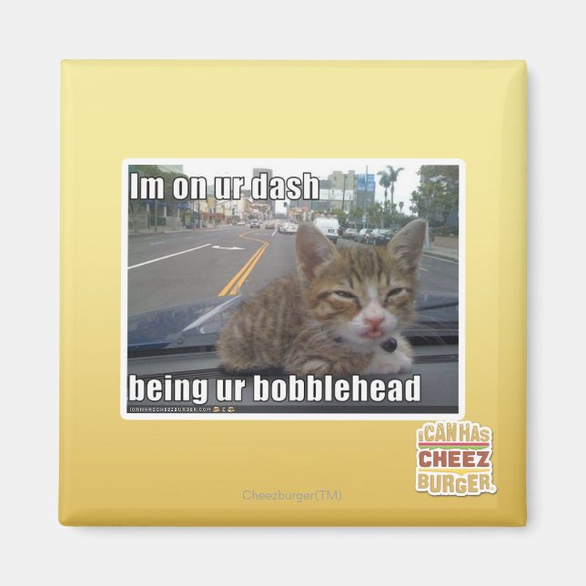 Aimant Je suis sur votre tiret (Devant)