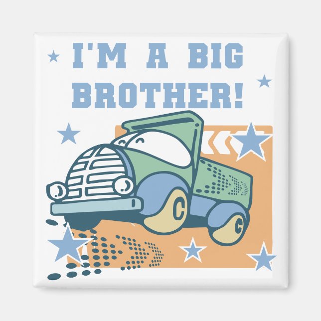 Aimant Je suis un Big Brother - T-shirts et cadeaux pour  (Devant)