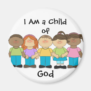 Aimant Je suis un enfant de l'aimant LDS de Dieu primaire