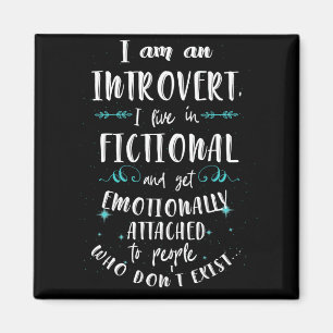 Aimant Je Suis Un Introverti Je Vis Dans Des Mondes De Fi