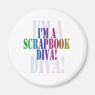 Aimant Je suis un scrapbook diva unionhuit union+huit pac