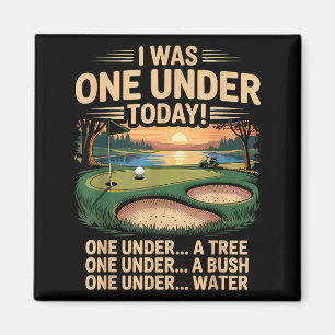 Aimant Je suis un sous aujourd'hui golfeur joueur de golf