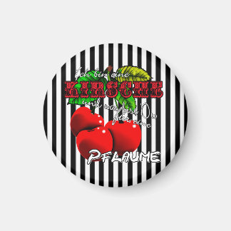 Aimant Je suis une cerise. Tu es une prune